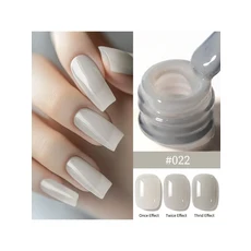 24가지 색상 15ML 아이스 스루 컬러 젤 매니큐어 세미 퍼머넌트 네일 아트 담그기 UV LED 살롱 DIY, 19 M022