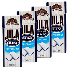 JILA 페퍼민트 껌, 22g, 4개