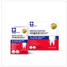 비타블로썸 덴탈포유 (4개월분) 프로폴리스 칼슘 4개월분 뼈건강 치아건강, 120정, 1개