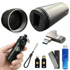 OneTopTwo Yu바이크y 5C NFC / 5 NFC용 케이스 폼 안감 내부 1~2개의 장치에 적합 알루미늄 방수 충격 방지 보관 케이스(블랙)_178973, 블랙