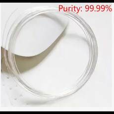 백금 와이어 전극 화염 반응 직경 0.02mm-0.1mm 길이 10cm, 한개옵션1, 08 0.03mm