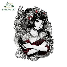 일본 게이샤 자동차 스티커 오토바이 트렁크 데칼 스크래치 방지 유형의 차량, 1. YT-601301, C. 20cm