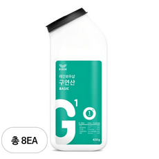 레인보우샵 G1 구연산 베이직 왕톡톡이, 420g, 8개