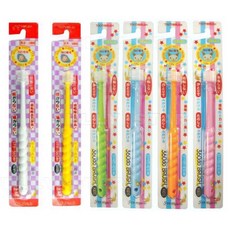日本STB 360度(蒲公英) 牙刷 兒童牙刷 幼兒牙刷 牙刷, 1個, 成人(爽)橘或粉
