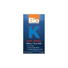 크릴오일 영양제 바이오 뉴트리션 크릴 500mg 소프트젤 45개, 크릴오일 영양제 바이오 뉴트리션 크릴 500mg 소프트, 1개, 45