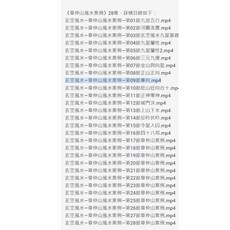 （隨身碟出貨）《章仲山風水案例》28集 影音課程