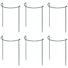 파파가든 반원 식물지지대 화초 원형 수국 백합 지주대, 높이 50cm, 6개