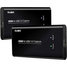 KuWFi 캡처 카드 PC 게임용 HDMI에서 USB3.0 오디오 비디오 게임 스트리밍 라이브 스트림 방송 1080P 모든 HDMI 장치용 노트북PS4스위치X박스