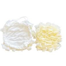 泡立てボール 아와다테보루 거품망 샤워볼 옐로우 1개