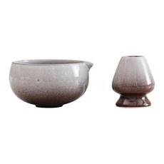 YSSHOP 도자기 말차 볼 (거품기 꽂이 포함 따르기 편한 주둥이) 500ml 수제 믹싱 볼 (파티 및 주방용), 세라믹, 스타일 C
