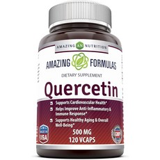 AMAZING NUTRITION 槲皮素膠囊 500mg, 1個, 120 件