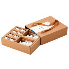 Gidon 瓷器清酒瓶清酒杯套組 3 馕花, 1套, 酒瓶 2p + 玻璃 8p