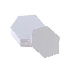 100PCS 종이 공예 DIY 수제 패치 워크 퀼트 육각형 템플릿 의류 직물 봉제, 02 10mm, 02 10mm