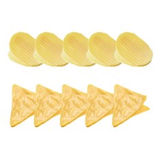 빌리네집 클립 집게 나쵸 5p + 감자칩 5p 세트, 혼합색상, 1세트