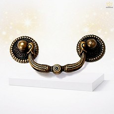 가구손잡이2구 해마 엔틱 가구손잡이 규격선택, 대/96P