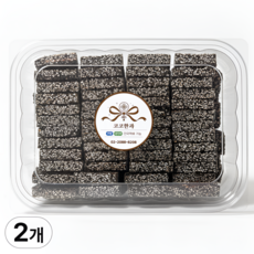 코코한과 수제 검정깨강정 고소한 달지않은 건강한 부모님 간식, 1개, 1kg