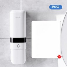무타공 벽걸이형 디스펜서 벽걸이 세제 용기 샴푸 주방 욕실 펌프, 1개, 액체형