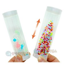 구슬크기 소리비교 마라카스 만들기 4인용 집콕놀이 과학놀이키트 놀이키트 실험키트, 1개