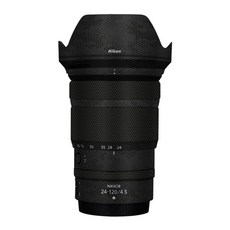 Z 24-120 F4S 렌즈 스킨 용 Hinefilm 스킨 Nikon NIKKOR Z 24-120mm f4 S 렌즈 보호기 랩 커버 스티커 용 24120F4 데칼, Mamba Black, 1개, [17] Mamba Black