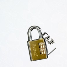 버튼락 37mm 황동 다이얼 자물쇠 잠금장치, 1개