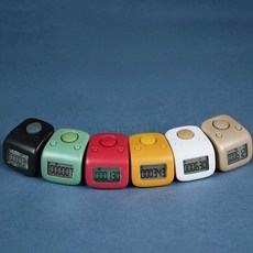 손가락 계수기 카운터기 조립라인 핑거 숫자 세기 방수 인원체크 디지털, 1개, 옐로우