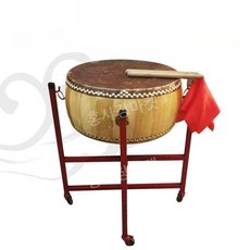 전통 가죽 난타북 풍물 축제 타악기 입문용 북 장구 스탠드, 1개, 10인치