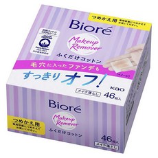 Biore 蜜妮 只需擦拭的卸妝棉補充包, 1個, 46枚入