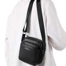 真皮斜背包 休閒男用包 側背包 牛皮背包 真皮側背包 送爸爸 送男生 韓國小背包 牛皮包包 攜便包 禮物, 頭層牛皮大號