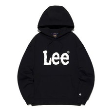 LEE 빅 트위치 로고 후드 티셔츠 블랙