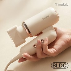 [초미니] 티나인랩 접이식 BLDC 헤어드라이기 여행용 휴대용 가벼운 티니폴드젯, 크림라떼, 티니폴드젯/TLB-HD1000