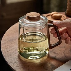 미니하이라이트 인덕션 워머 하이라이트 컵데우기 우리기 차 티포트, 400~600mL(함), 1. 목함(투명) 450ml