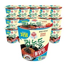 오뚜기 LIGHT&JOY 저당컵누들 불닭맛 컵 42g 15개