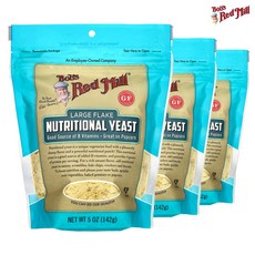 밥스레드밀 대형 플레이크 영양 효모 이스트 글루텐프리 142g 3개