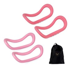 DEVI Hard&ProSoft瑜珈環 4個入收納包組, 粉色