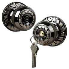 1000AB 원형 방문 손잡이 문고리 실린더, 1000AB 침실(키타입), 고객직접설치