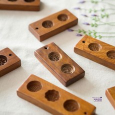 나무 다식판 2구 / 과일나무 모양틀, 1개, 2구 wood