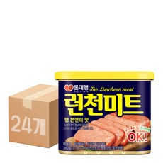 롯데푸드 런천미트 340g 24개, 통조림햄