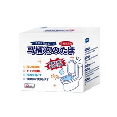 雪丽婷 馬桶清潔片 12入, 藍海洋