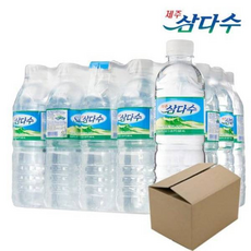 제주 삼다수 /생수/유라벨/종이박스포장, 1개, 500ml