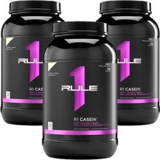 RULE1 乳清蛋白粉 香草奶油風味, 952g, 3桶