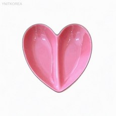 아트웨어 멜라민 하트 나눔접시 신혼부부선물 안주그릇, 1개, 상세페이지 기재, 상세페이지 기재