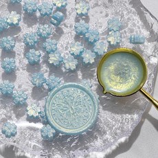 개가방 꽃 모양 씰링 왁스 비즈 카드 봉투 결혼식 초대장 선물 포장 장식에 적합, 1개, 3. A02