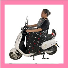 전기 자동차 윈드쉴드 커버 겨울철 오토바이 방한 보호 플리스 안감 두꺼운 PU 가죽 허리 오토바이 방한보호대 무릎 패드 따뜻한 배터리 오토바이 방한 방풍 커버 오토바이 전신방한, 허리보호 하트 바람막이 이불