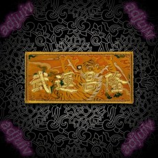 武運昌隆刺繡魔術貼布章，悟道修行風格布貼，精緻魔鬼氈設計, 1個