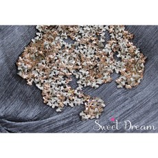 美甲鑽飾 尖底蝴蝶結鑽, 1個, 香檳【10顆】