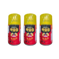 바퀴 싹쓸이 원터치에어졸 바퀴벌레 살충제 해충제, 202ml, 3개
