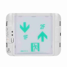 계단통로유도등 벽부형 소형 단면 좌하 우상 고효율 1F 2F 계단유도등, 1