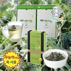 [엔젤쿡] 웰빙 거문도 해풍쑥 쑥개떡 쑥송편 티백 분말 추출액 쑥차, 80g, 1세트