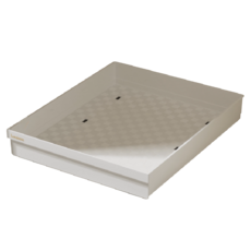 Luminous 滑軌置物架，廚房櫥櫃抽屜式收納層架，碗盤調味品儲物架, 白色, 1層