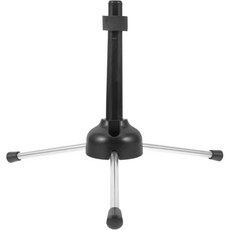 이븐백 플루트 클라리넷 스탠드 및 오보에용 휴대용 접이식 삼각대 목관 악기 스탠드블랙, Black